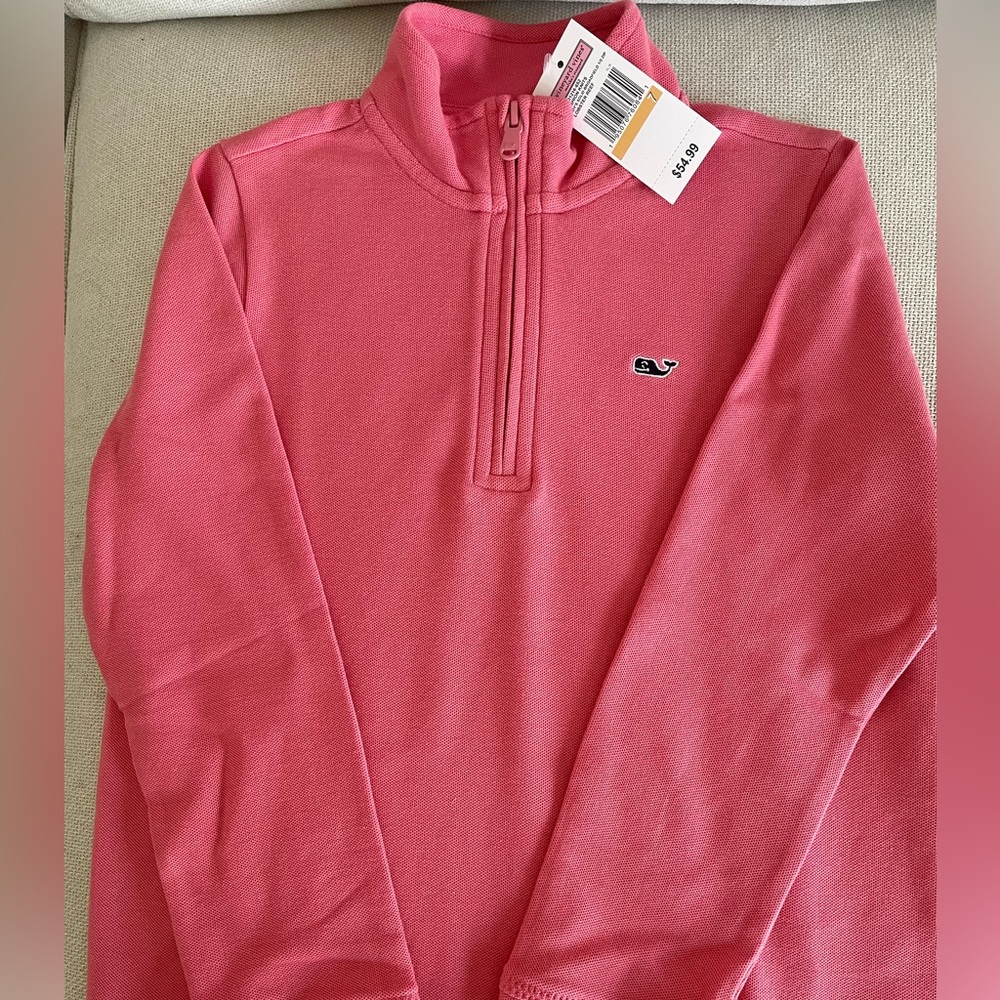 Vineyard Vines - Boys Size 7 - Broadfield Half-zip - Brand New with tags
